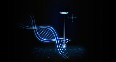 Die als „sequencing-by-synthesis“ bekannte Methode zur Genomanalyse basiert auf fluoreszenzmikroskopischen Verfahren.