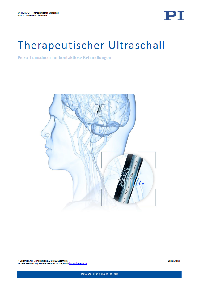 PI Whitepaper Therapeutischer Ultraschall